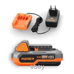 Taille-haies à batterie 20V FUXTEC FX-E1HS20 Set batterie 2Ah/chargeur 1A