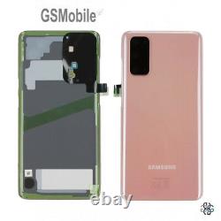 Tapa Bateria Lente Lens Battery Cover Pink Samsung Galaxy S20 G980 ORIGINAL