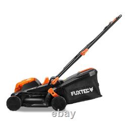 Tondeuse à gazon à batterie 40V (2x20V) FUXTEC E1RM20 2 batteries/chargeur
