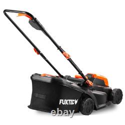 Tondeuse à gazon à batterie 40V (2x20V) FUXTEC E1RM20 2 batteries/chargeur