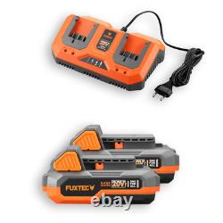 Tondeuse à gazon à batterie 40V (2x20V) FUXTEC E1RM20 2 batteries/chargeur