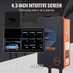 VEVOR Borne Recharge Véhicule Électrique Wallbox EV Station Type 2 7,4/11kW 32A