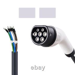 VEVOR Borne Recharge Véhicule Électrique Wallbox EV Station Type 2 7,4/11kW 32A