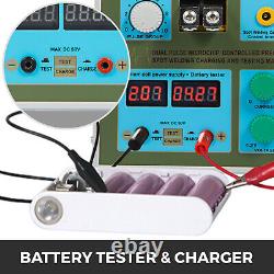 VEVOR Chargeur de Batterie pour Soudeuse Soudeuse par Points à Double Impulsion