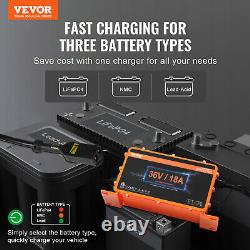 VEVOR Chargeur de batterie pour voiturette golf 36 V 18 A pour EZGO Style D IP67