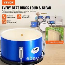 VEVOR Ensemble de batterie pour enfants débutants 5PCS 406 mm? Avec siège bleu