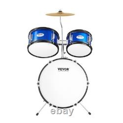 VEVOR Ensemble de batterie pour enfants débutants 5PCS 406 mm? Avec siège bleu