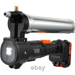 VEVOR Pistolet à Graisse Électrique Sans Fil Batterie 20 V 2,0 Ah 82,74 MPa Étui