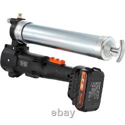 VEVOR Pistolet à Graisse Électrique Sans Fil Batterie 20 V 2,0 Ah 82,74 MPa Étui