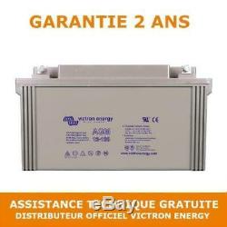 Victron Energy AGM Batterie de Loisirs Décharge Lente 12V/130AH BAT412121084