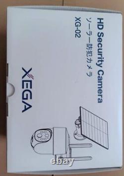 Xega 3G/4G LTE Caméra Surveillance Solaire avec Carte Sim, 2K HD 4G Caméra