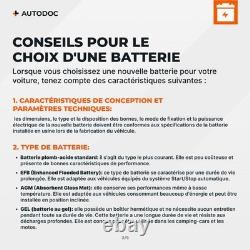 YUASA L36-100 LEISURE Batterie de Démarrage 12V 100Ah 900A EN pour OPEL ANTARA