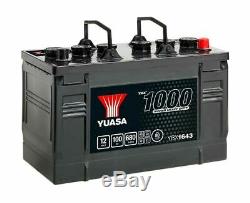 Yuasa YBX1643 643HD Cargo Super Résistant Batterie 12V 100Ah 680A