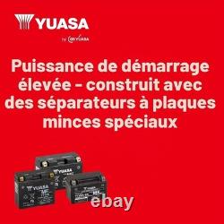 Yuasa YTX12 Batterie moto 12V 180 CCA AGM Haute Performance